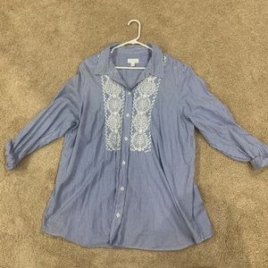 Charter Club 3XL long sleeve button up